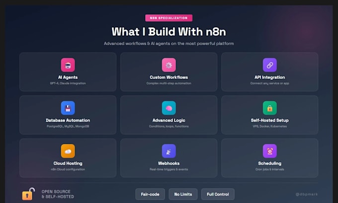 build n8n automations, ai agents and smart business workflows