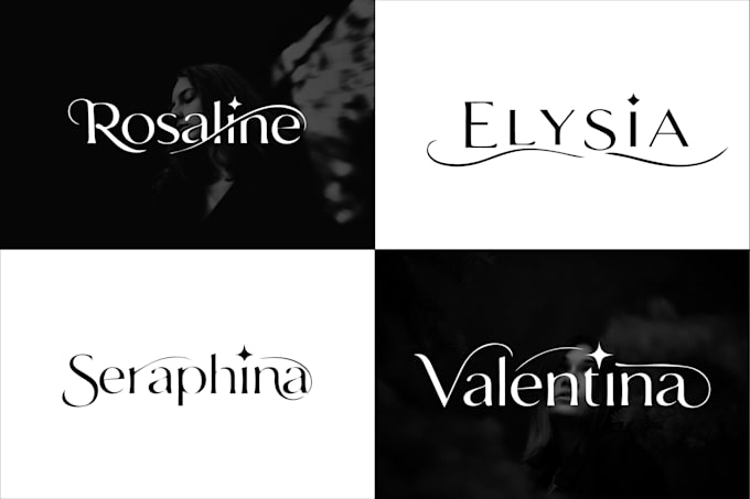 design minimalist wordmark, letter mark, typography, logo