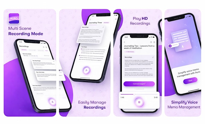 design awesome app screenshots for play store and app store