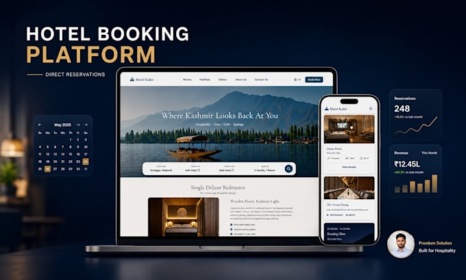 build a hotel booking website with direct reservations