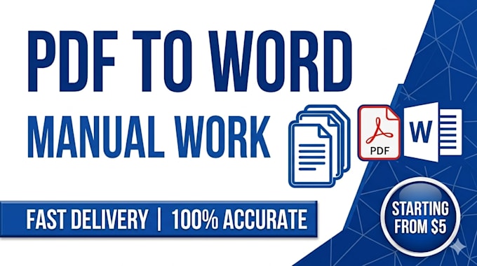 Convert pdf to word and excel accurately and professionally by Humayun ...