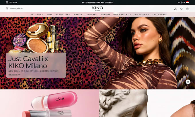 design skincare shopify store makeup beauty website cosmetics store beauty store