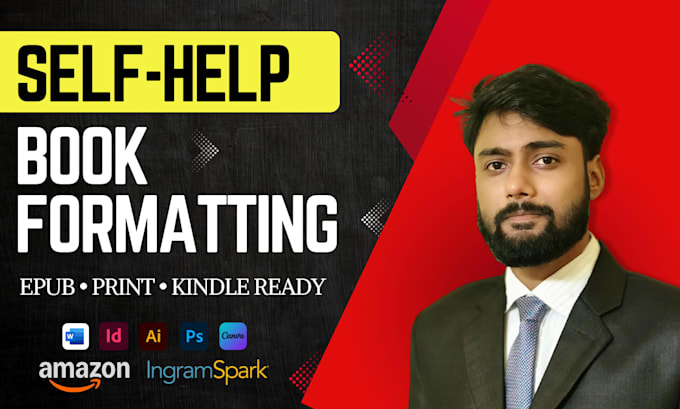 self help book formatting for amazon KDP