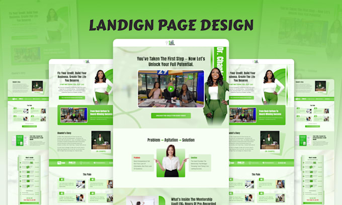 Do high converting landing page ui ux design in figma by Shaishab ...