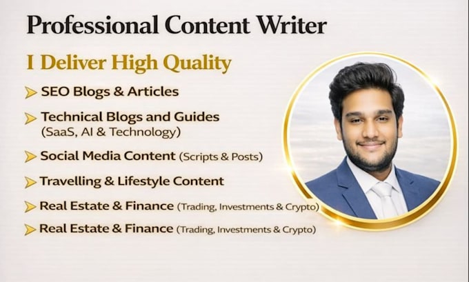write SEO blogs and articles