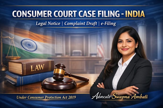 draft and file consumer complaint case in district consumer commission