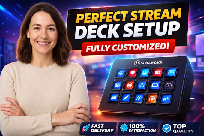 setup any size of stream deck flawlessly