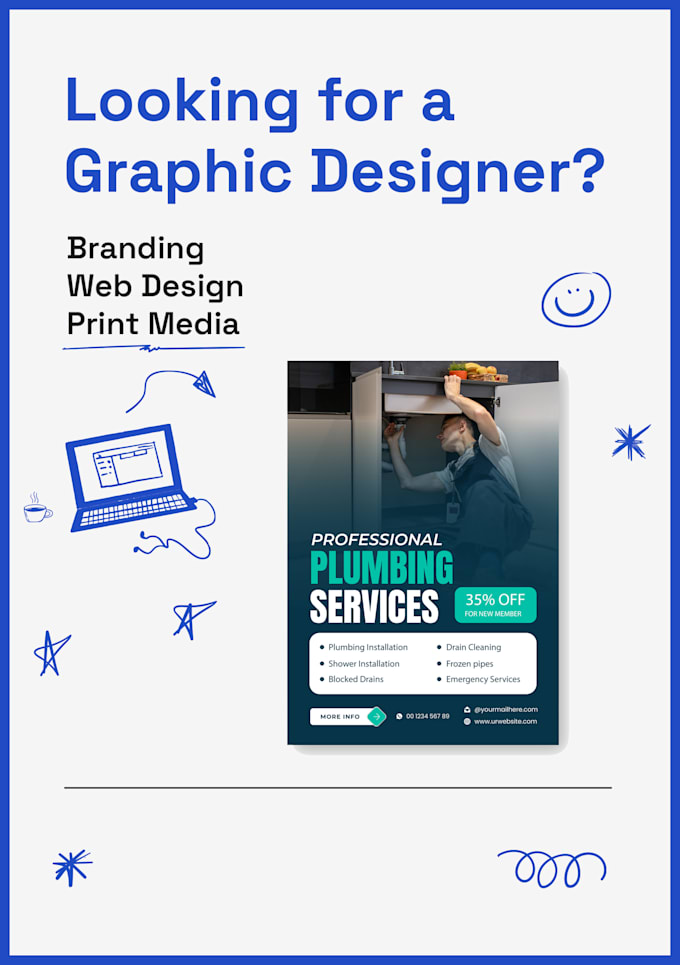 design a modern, minimalist poster