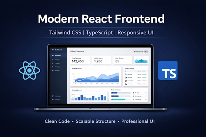 build a modern react frontend