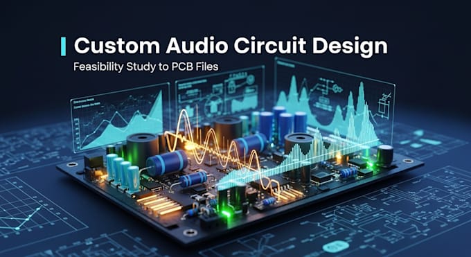 design custom audio electronics with feasibility study to production ready pcb
