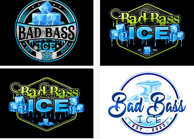 design marvelous ice vending logo