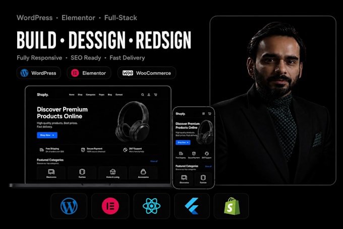 design, redesign, build wordpress website, lovable to wordpress