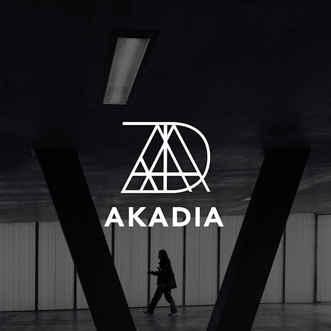 design a minimalistic, geometric, modern name logo