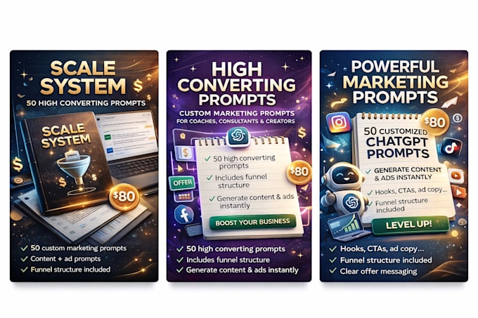 create custom chatgpt marketing prompts