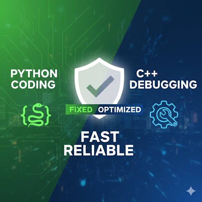 do python and cpp programming, debugging, and fix bugs