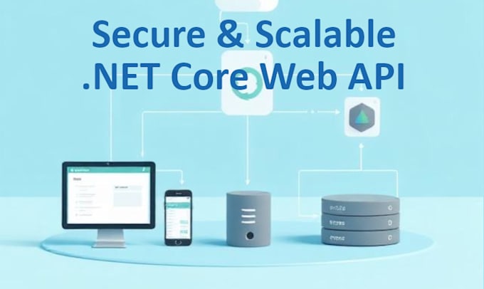 develop a secure, scalable, and production ready net core web API for your apps