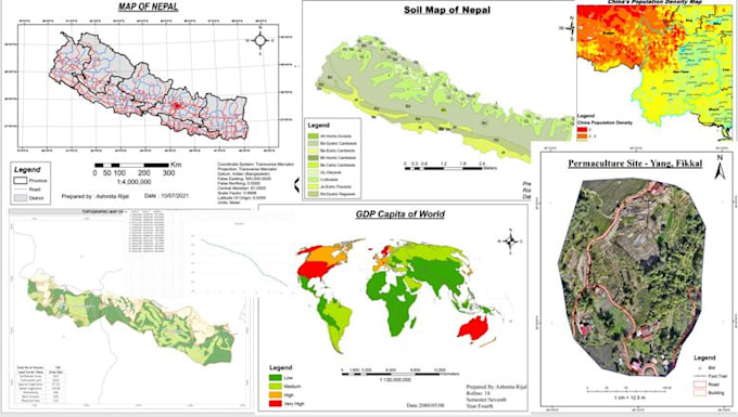 perform spatial digitization and create maps and datas
