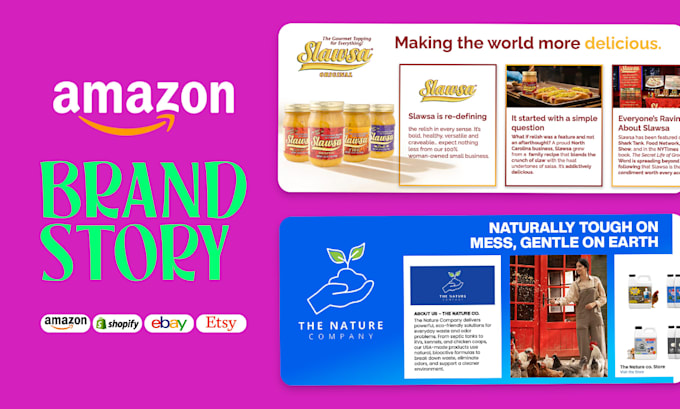 amazon brand store and storefront design for you
