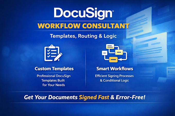 fix, clean up, and optimize your docusign template or workflow