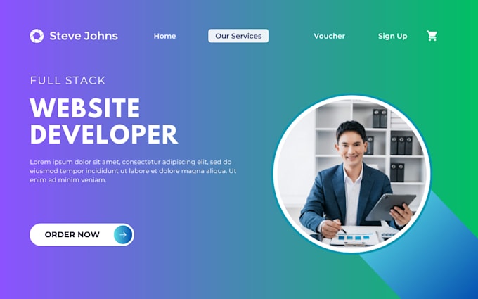 do frontend and backend website design and development