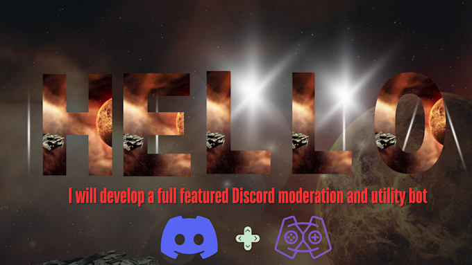 develop a full featured discord moderation and utility bot