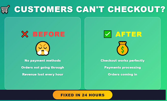 fix your woocommerce checkout or payment issues fast