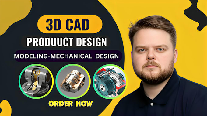 Do product design 3d cad model 3d drawing and mechanical design by ...