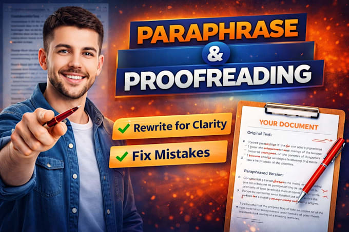 rewrite, paraphrase, and proofread your content