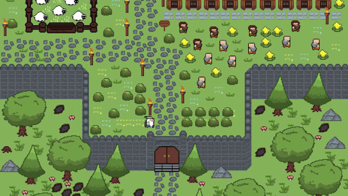 do pixel art tileset, pixel tileset, top down pixel tilset, isometric, tile map