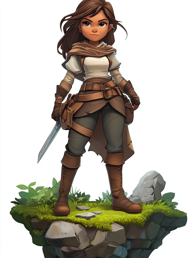 design 2d game character