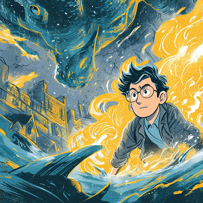 create authentic retro comic illustration