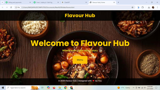create responsive,ecommerce and business website