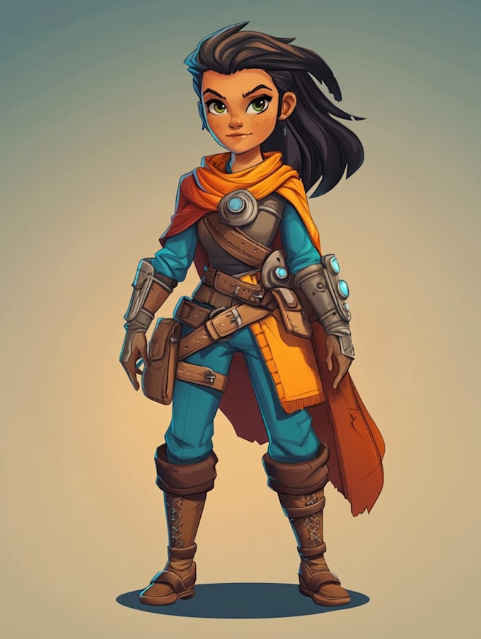 design 2d game character