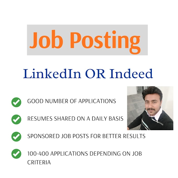 post your job from my linkedin or indeed account