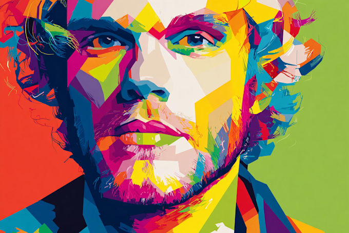 draw an awesome wpap pop art portrait