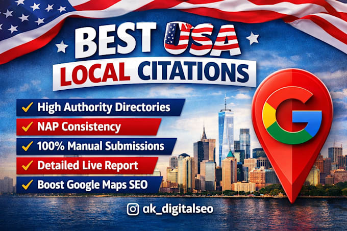 build high authority usa citations for local seo