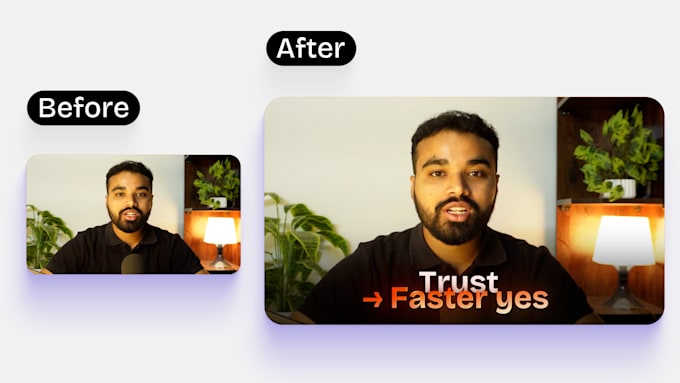 professionally edit talking head and social videos