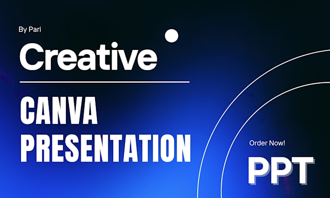 design professional canva presentation PPT for business, school or events