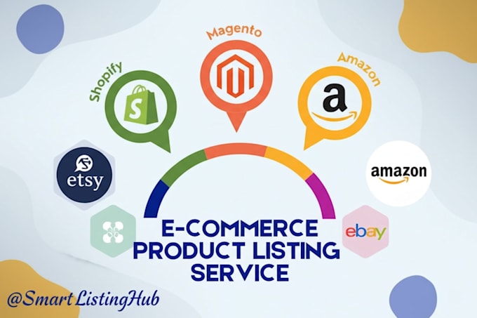 do professional shopify, amazon, etsy product listing, image editing