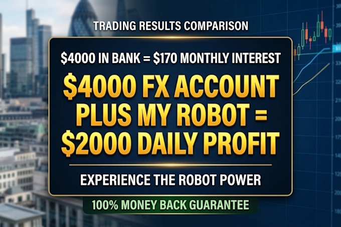 provide you forex trading robot from a trader not a seller see my description