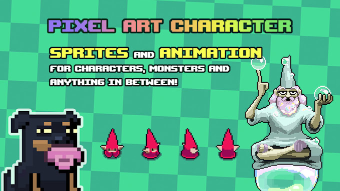 make a pixel art character for you or your game