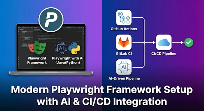 make UI automation playwright framework