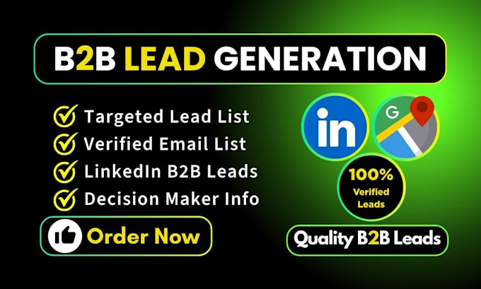 Do targeted b2b linkedin lead generation, prospect email list building ...