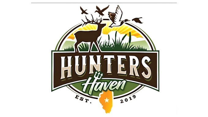design captivating pictorial hunter face logo