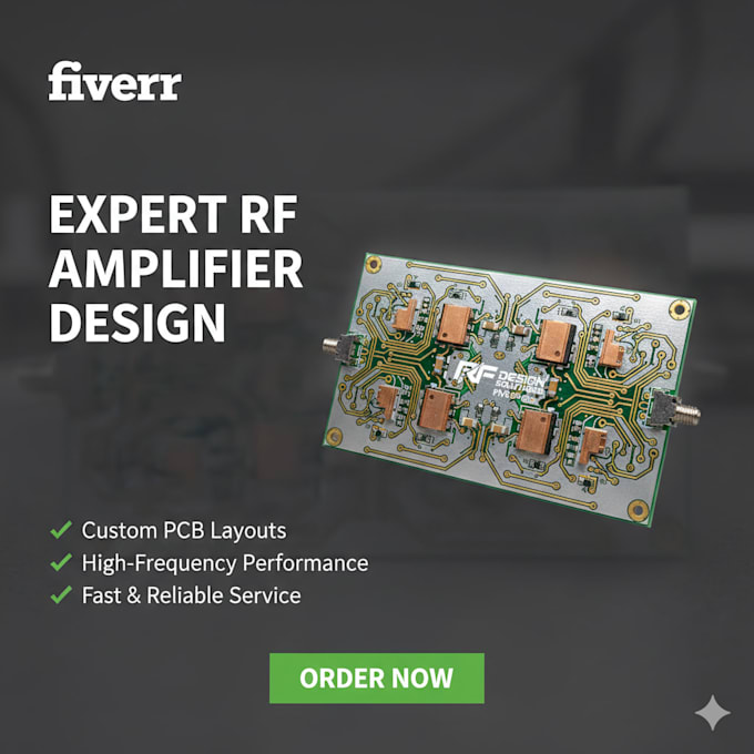 design professional rf and microwave amplifiers and pcbs