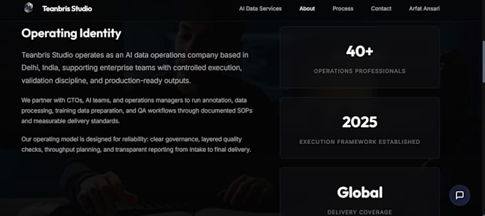 build web apps, data infrastructure, and validation tooling