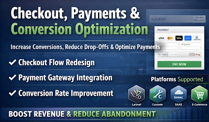 optimize your checkout, payments and conversion systems