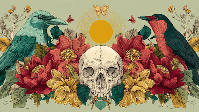 create unique hand drawn illustration