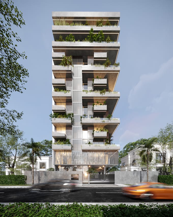 create conceptual architectural design and visualization
