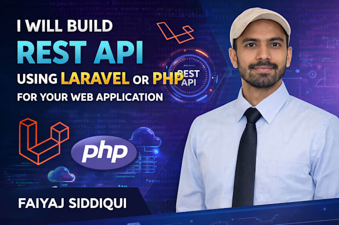 build rest API using laravel or PHP for your web application